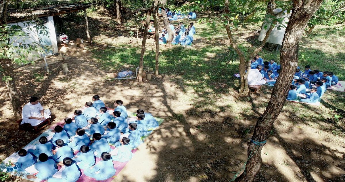 Mind mathematics at our residential school in Sagar, Shivamogga district