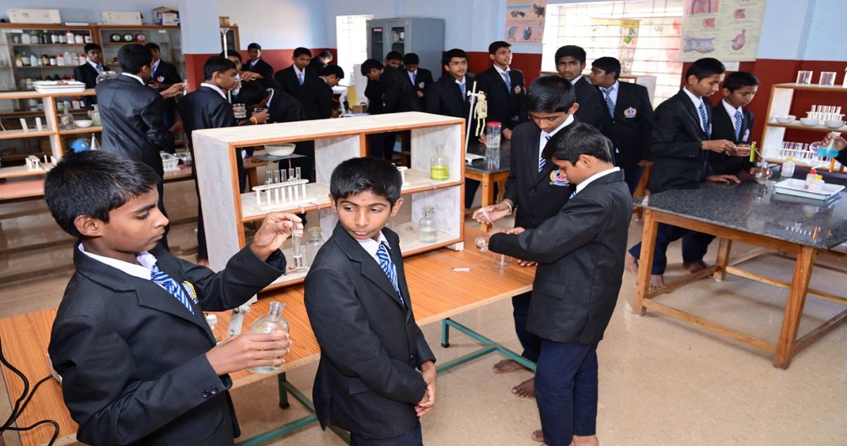 Competitive examination guidance at our residential school in Sagar, Shivamogga district