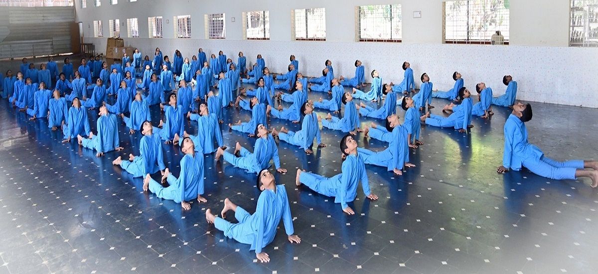 Science laboratories at Sri Ramakrishna International Residential School, Shivamogga